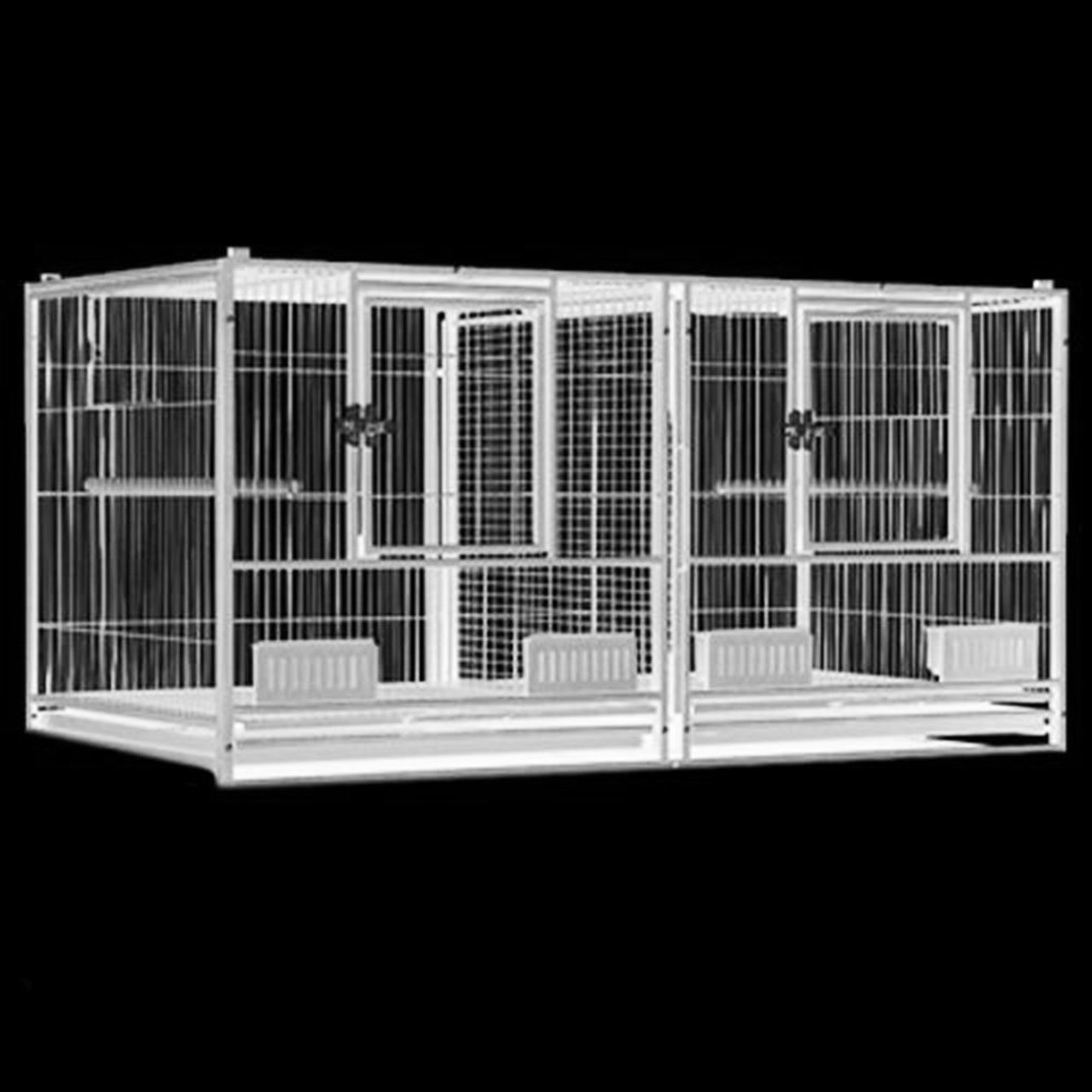 Kings Cages Superior Line SLFDD 4020 Extra Tier Cage 40X20X20 (White