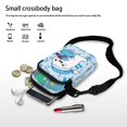 thumbnail image 7 of HELLHERO Gift Ghost Blue 2 Layers Small Crossbody Purse Lightweight for Casual Use, 7 of 7