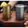 thumbnail image 6 of Vintage Coffee Mugs, Cold Beer Mug, Stainless Steel Beer Cup, Industrial Style Stainless Steel Beer Mug With Handle, Retro Drinkware Cup, Lightweight Camping Gear for Men Backpacking Mug(Silver), 6 of 7