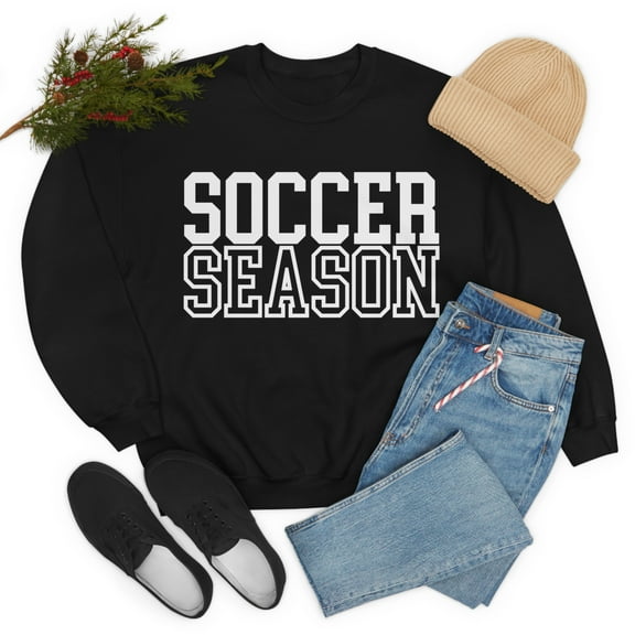 Soccer Season Sweatshirt Soccer Lover School Spirit Unisex Shirt Large