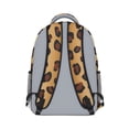 thumbnail image 3 of Leopard Print Backpack for School,Cute School Bag,Schoolbag with Adjustable Shoulder Straps & Padded Back,15.3"x11"x6.7", 3 of 5