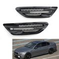 thumbnail image 4 of 1pair Car Side Trim Cover For F10 Sedan 5-series M5 2011-2017 Grille Outlet Frame, B, 4 of 5