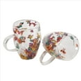 thumbnail image 2 of 2 Piezas de Rellenos de Flores Secas, de Vidrio de Doble Pared con Asa, Aislada Resistente Al para Bebidas Frías y Calientes, Té y Café, 2 of 5