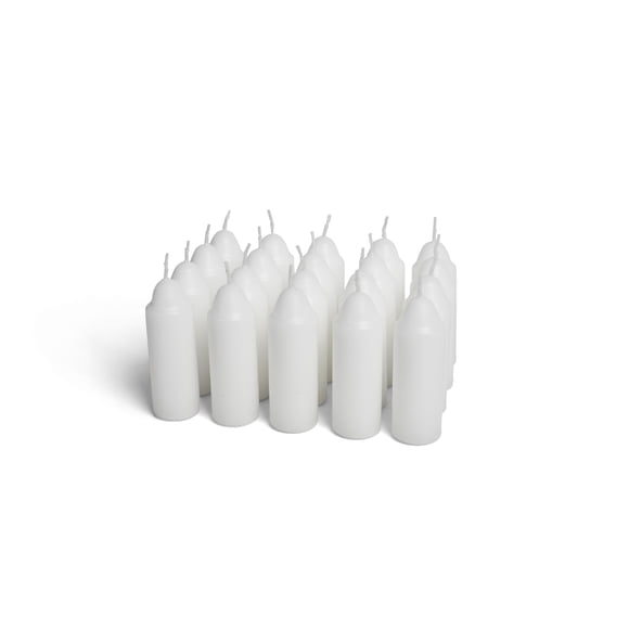 Faroles blancos de 12 horas para velas UCO de Candles UCO, paquete de 20