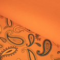 thumbnail image 4 of Superior Paisley Flannel Cotton Duvet Set, California King, Pumpkin, 4 of 8