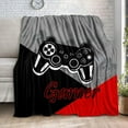 thumbnail image 2 of Bedding Gaming Throw Blanket Super Soft Gamer Gift for Couch Sofa for Kids Boys Teens Video Game 50x60in, 2 of 7