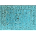 thumbnail image 1 of Ahgly Company Indoor Rectangle Oriental Light Blue Industrial Area Rugs, 4' x 6', 1 of 4