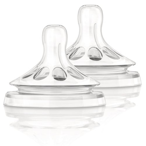 Tetinas Naturales de Flujo Lento Philips AVENT sin BPA paquete de 2