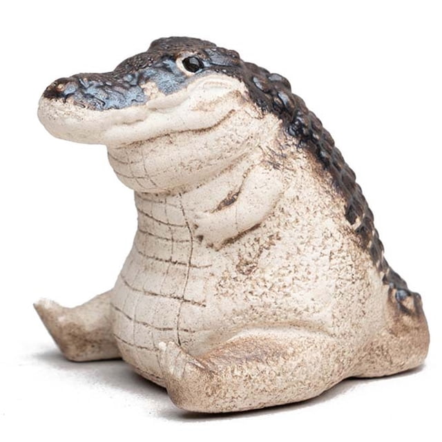 Accesorio de té en 3D para mascotas Zhivalor de arcilla morada figura de mascota de té de arena morada