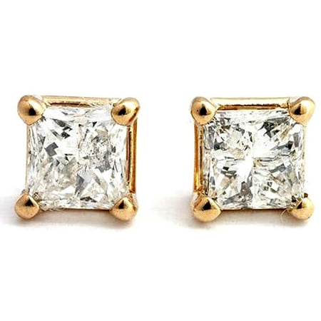 ALARRI 1 Carat 14K Solid Gold Prospects Diamond Earrings.