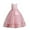 Pink, variant on Fshinging Dresses For Girls 2025 Big Bowknot Sequin Mesh Princess Party Summer Sleevless Swing Gifts Dress Size 3-4 Years