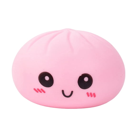 Giant Mystery Dumpling Toys, 3.35 Inch Jumbo Dumpling Stress Ball, Toys Bun, Anxiety Relief Fidget, Soft Squeeze Decompression Dough for Adults