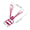 thumbnail image 2 of Unique Bargains 1 Pcs Women Convenient Eyelash Curler for Business Travel Carbon Steel PS Rose Red, 2 of 4