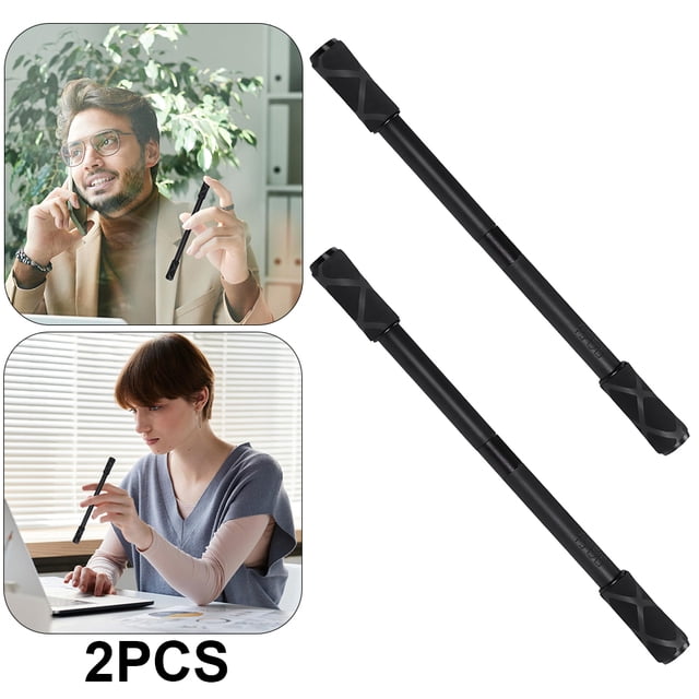 Likrtyny Spinning Pen Pen Spinning Mod Desmontable Rotating Pen Spinner (Negro)