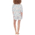 thumbnail image 3 of Honeydew Women's 2 Piece Pajama Set (Turquoise Fruit, XL), 3 of 4