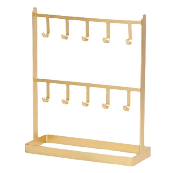 Aellinatey Metal Jewelry Display Stand Necklaces and Hand Chain Organizer Rack Organizer