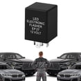 2X EP27 LED Flasher Relay, 5 Pin Flasher Relay for LED Turn Signal ...