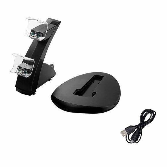 Support de Cuisine avec Indicateur DEL, Double Ensemble, Station de Recharge Usb, Support Chargeur pour Manette Ps4, Support de Cuisine