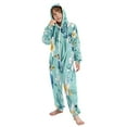 thumbnail image 5 of Soft Big Kids Onesie Pajamas Cozy Loose-Fit Jumpsuits for kids with Pockets for Christmas Lounge & Play Tropical Flowers and Birds, 5 of 8