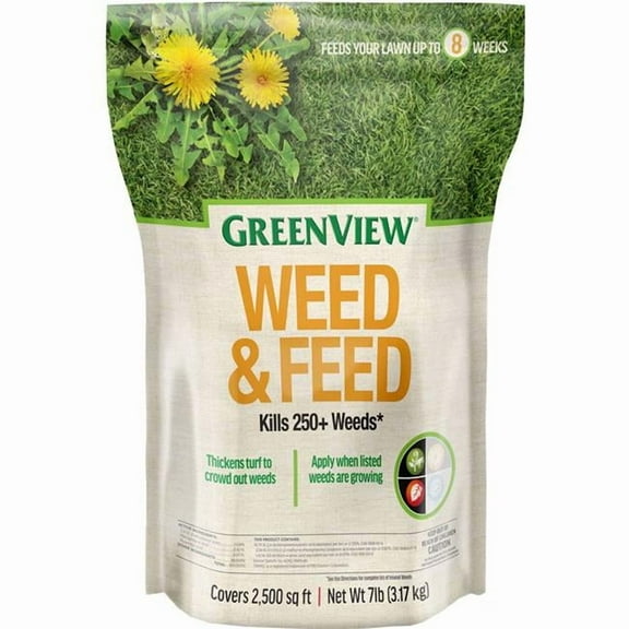GreenView Weed & Feed - 7 lb. Bag - Covers 2,500 sq. ft.