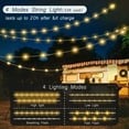 thumbnail image 5 of Camping String Lights-Camping Lantern with String Light(33Ft),Rechargeable Flashlights with 4000mAh Charger,IP44 Waterproof Camping Lights,Portable Lantern Flashlight for Emergency,Camping,Hiking, 5 of 9