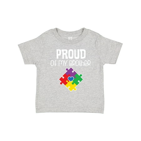

Inktastic Autism Awareness Proud of My Brother Gift Toddler Boy or Toddler Girl T-Shirt