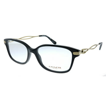 Coach HC 6136U Plastic Womens Rectangle Eyeglasses Transparent Glitter ...