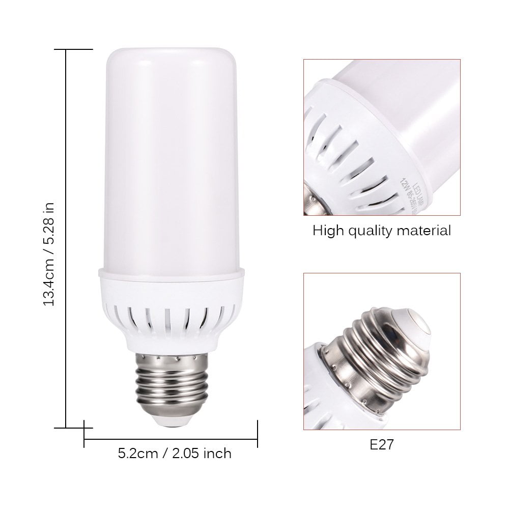 Lot De 5 Ampoules LED E27 3W - Lumière Blanche Chaude - économique A+ - LivarnoLux