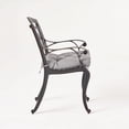 thumbnail image 6 of Noble House Austin Outdoor Dining Chair in Shiny Copper and Charcoal (Set of 2), 6 of 9