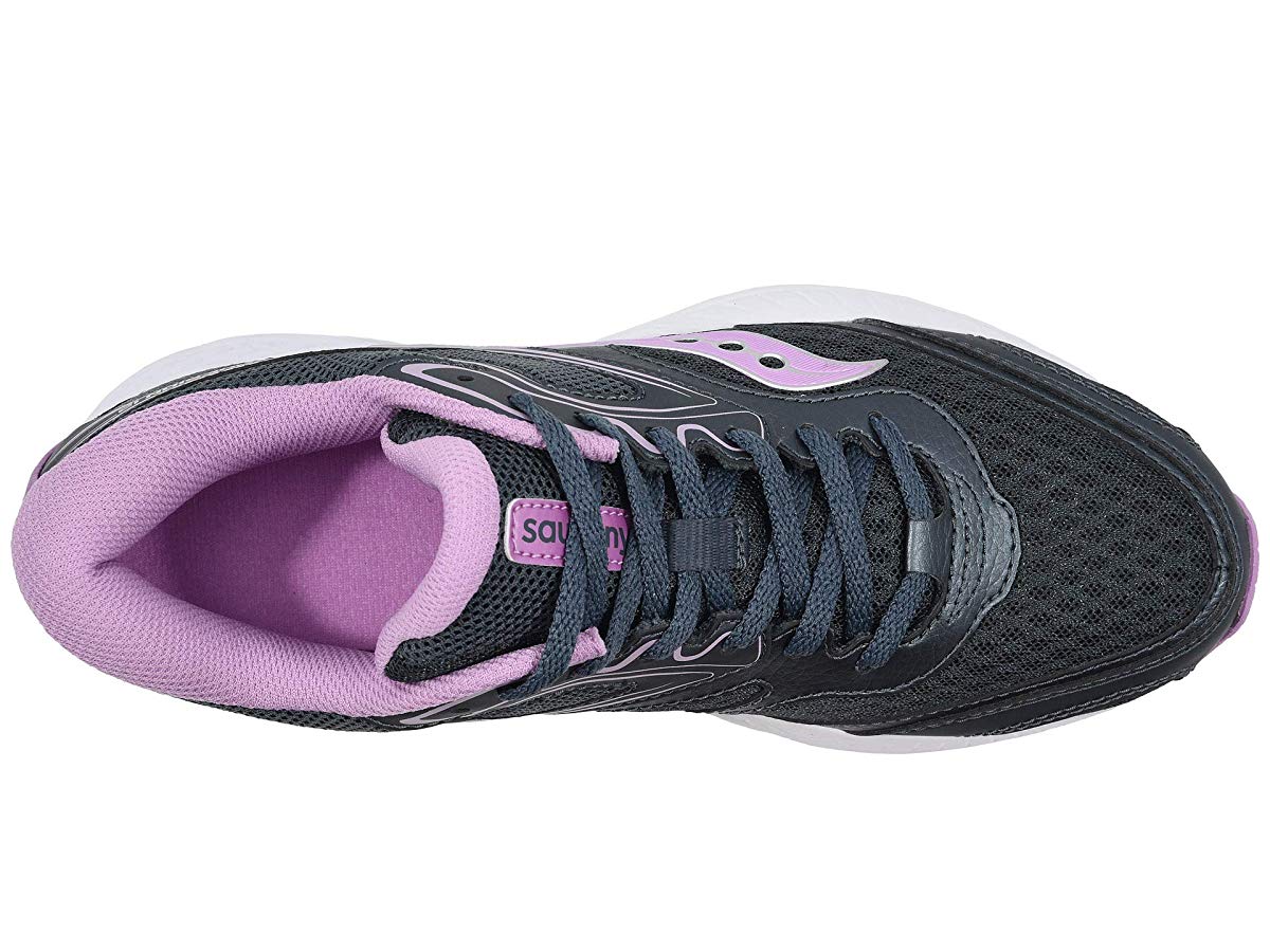 Saucony Women's Versafoam Cohesion 12 Slate / Violet Ankle-High Mesh Running - 10.5M - image 3 of 5