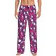 thumbnail image 1 of Balery Vintage Vinyl Record Pantalones de pijama para hombre, pijama ultraligero, pantalón de descanso-XX-Large, 1 of 6