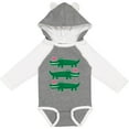 thumbnail image 3 of Inktastic Alligator Crocodile Reptile Girls Long Sleeve Baby Bodysuit, 3 of 5