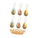 thumbnail image 4 of 6 huevos de Pascua con canasta para decorar, ideales como regalo de fiesta. Estampado de conejo marrón, 4 of 9