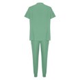 thumbnail image 5 of Hanen Scrubs for Women Set Modern V Neck Scrub Top & Cargo Pants Nursing Scrubs with 6 Pockets, 5 of 6