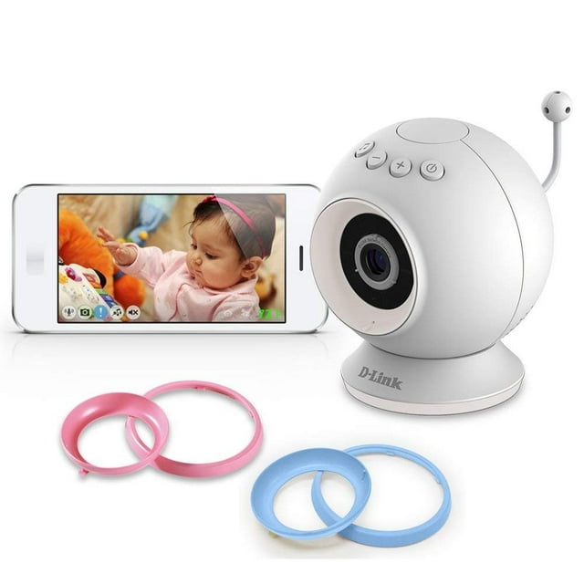 D-Link DCS-825L HD WiFi Baby Camera - Temperature Sensor, Personalize Audio, 2-Way Talk, Local and Remote Video Baby Monitor app for iPhone and Android