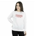 thumbnail image 2 of Netflix Womens Stranger Things Glow Logo Sweatshirt, 2 of 2