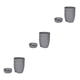 thumbnail image 1 of Matsuzay 3x Macetas biodegradables para jardinería respetuosa con el medio ambiente Macetas resistentes a la corrosión Punto de pulverización Type1 NO1, 1 of 6