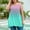 Sky Blue, variant on Pincandy Women's Oversized Short Sleeved T-shirt Loose Tank Top Casual Trendy Ombre Gradient U-Neck Sleeveless Beach Vacation Mini Tank Sundress with Pocket,Pink,4XL