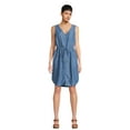thumbnail image 2 of Time and Tru Women's Sleeveless Utility Dress, Sizes XS-XXXL, 2 of 5