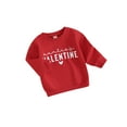 thumbnail image 2 of Elippeo Baby Kids Valentine's Day Kids Baby Boys Girls Sweatshirt 6M 12M 18M 24M 3Y 4Y Long Sleeve Letters Print Hoodie Tops Clothes, 2 of 10