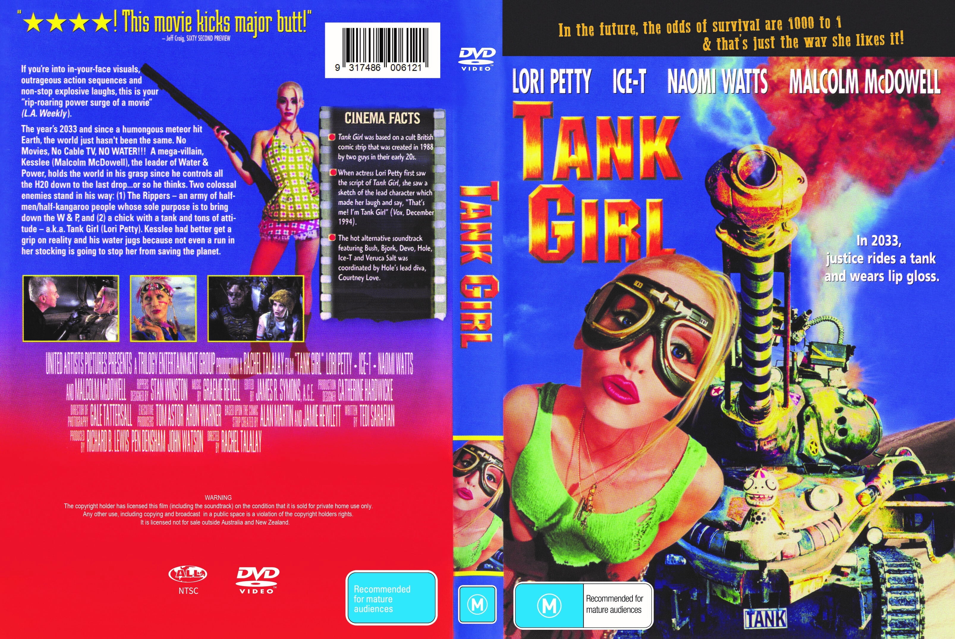 Fox's Tank Girl - Sci-Fi & Fantasy Movie (DVD) - Walmart.com