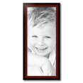 thumbnail image 2 of ArtToFrames 12x28" Matte mahogany Diploma Picture Frame, Brown Wood Poster Frame, with Regular Acrylic and 2 (FBPL-5108), 2 of 7