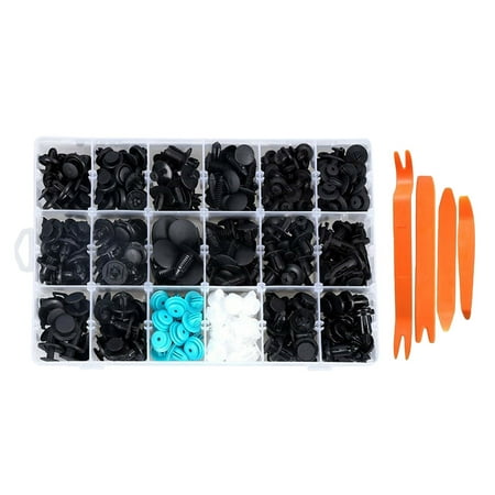 

360PCS Car Body Bumper Rivet Trim Moulding Retainer Clip Push Pin Retainer Fastener Accessories Kit (4PCS Tool)