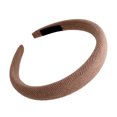 thumbnail image 1 of Hair Hoop Candy Color High Elasticity Soft Sponge Headband No Pressure Corduroy Texture Thickened Design Face Wrap Hair Organizer, 1 of 8