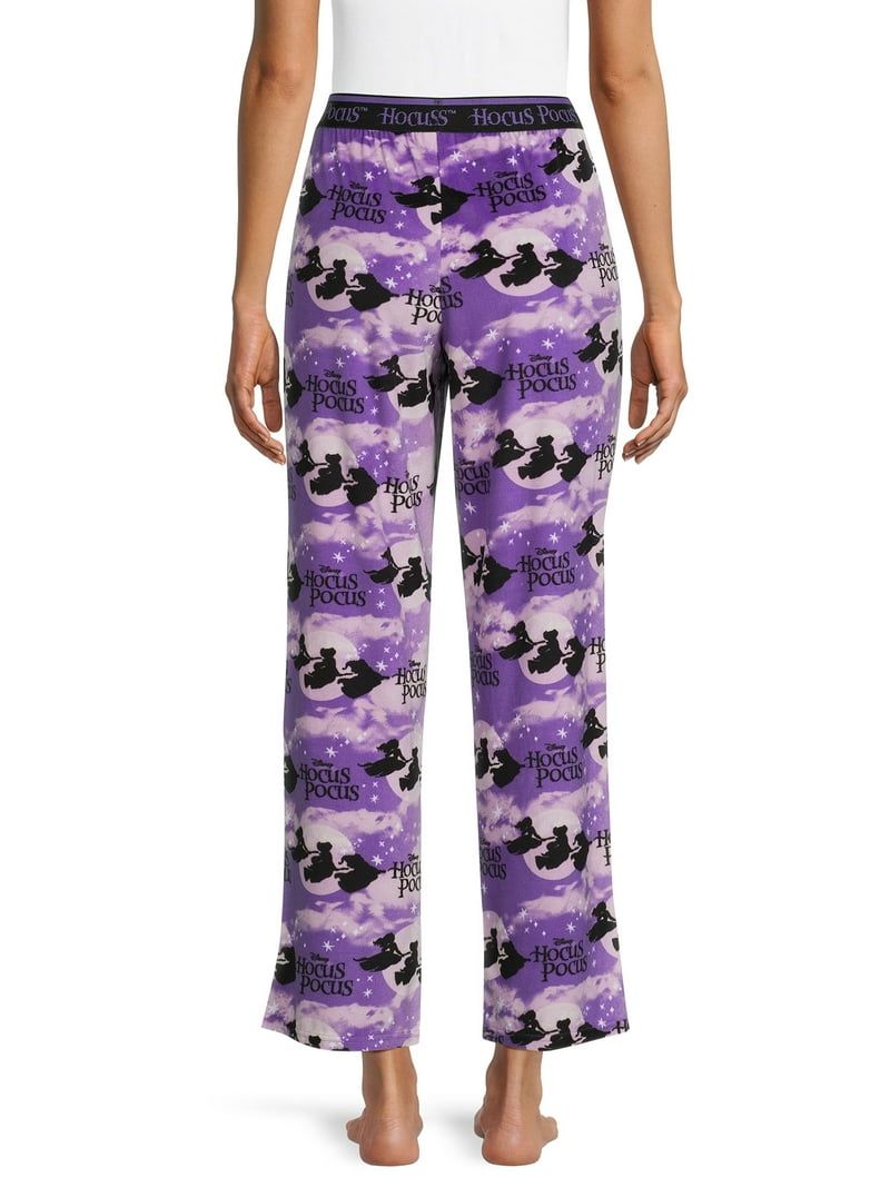 Disney Women's and Women's Plus Size Hocus Pocus Plush Sleep Pants