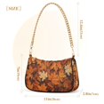 thumbnail image 3 of FORMRS Womens Shoulder Bag with Chain Strap Clutch Purse Cute Tote Handbag, Fall Pattern, 3 of 7