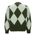 thumbnail image 4 of Cardigan pour Femmes Style Coréen Décontracté Col en V Tricoté Printemps Automne Style Léger Confortable Design Élégant, 4 of 5