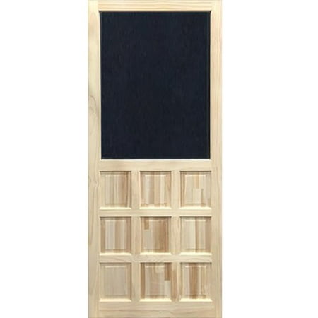 Kimberly Bay 9 Panel Wood Screen Door (The Best Front Doors)