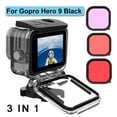 thumbnail image 4 of Camera Surfing Waterproof Housing Case Diving Cover Shell+3PCS Lens Filter Set For Gopro Hero 9, 4 of 4