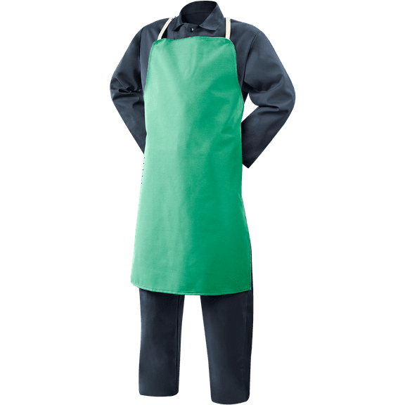 Steiner STI-10325 Apron Welding 24x36 9 Oz Green Fr Cotton